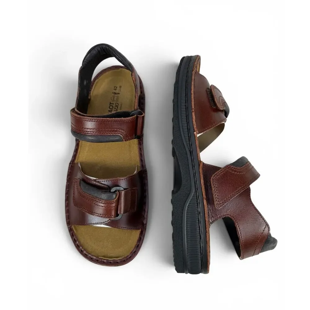 Naot Lappland Sandal Mens 9‎ 9.5 EU 42 Buffalo Leather Adjustable Straps